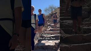 Novice Hiker Hits Cholla Trail on Camelback E-bike & Hike Tour #travel #phoenix #arizona #scottsdale