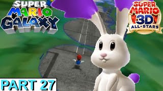 Super Mario galaxy | 100% playthrough [switch] part 27 | star bunnies new home?