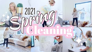 NEW! 2021 SPRING CLEAN WITH ME | ULTIMATE CLEANING MOTIVATION | EXTREME SAHM DEEP CLEANING ROUTINE