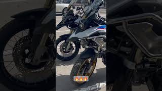 BMW R 1250 GS ADVENTURE vs BMW F 800 GS. #bmw#motobike#motocikle.