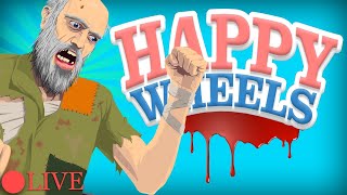 Happy Wheels Funniest Gameplay | Live