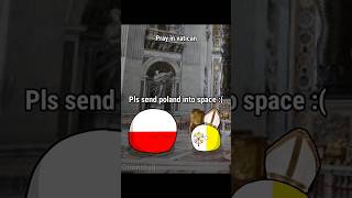 Poland tries multiple way to go to space.. #countryball #countryballs