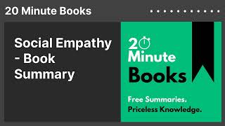 Social Empathy - Book Summary