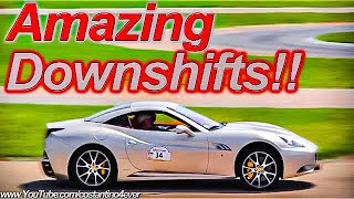 Ferrari California Acceleration-Exhaust Sound-Downshifts-Fly Bys