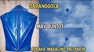 PAANO GUMAWA NG SARANGGOLA -BASIC KITE - madaling paliparin