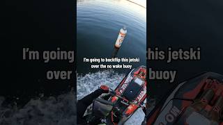 Backflip over no wake buoy #backflip #flip #jetski #extremesports #sendit #fullsend #2stroke #moto