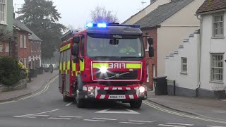 Suffolk Fire & Rescue Service - Clare On-Call turnout 03-03-2021