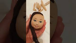 PROCESS… #textiledoll #face #dollface #hobby #sculpture #facesculpture