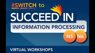 OUPSA Succeed In Information Processing N5 & N6 virtual workshop: Live event recording