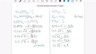 [Bases Num] Conversion décimal vers "binaire à virgule"
