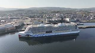 Cruiseship AIDAperla at Port of Trondheim | CaptainsVoyage