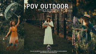 Lightroom Photo Editing Cinematic | Pov Outdoor Cinematic Presets | Lightroom Photo Editing Tutorial