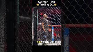 Cutman Tate tells DC "Don't Make Me Call Jon Jones" 😂😂😂 #shorts #ufc #mma #fighting #funny