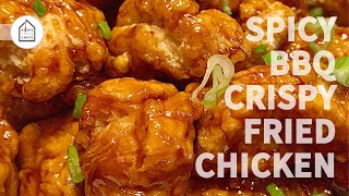 How to Make the Best Spicy BBQ Crispy Fried Chicken Bites - Easy #Recipe | Home Cook Chefs