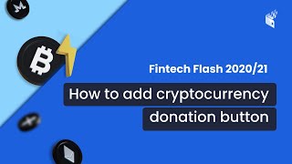 How to add cryptocurrency donation button