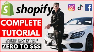 COMPLETE Shopify Tutorial For Beginners 2022 - How To Create A Profitable Shopify Store From Scratch