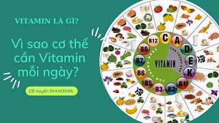 Vì sao cần bổ sung Vitamin hữu cơ mỗi ngày?