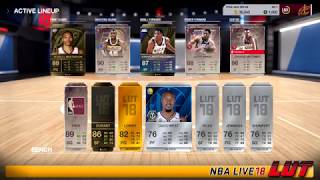 We Ripping Packs Outchea!  NBA Live 18  Ultimate Team Pack Opening