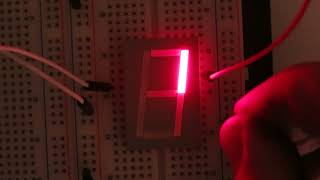 G27144 - Everlight Common Anode ELS1720P Giant Red 7 Segment Display