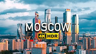 MOSCOW City In 4K HDR : The Timeless Charm and Beauty In Russia