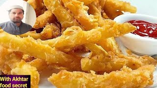 Zinger french Fries resturent style with Akhtar food secret