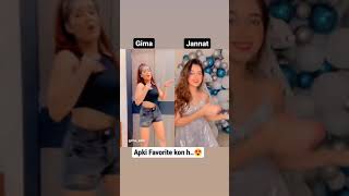 Jannat Zubair ❤️ VS Gima Aish 🔥 || Whos your favourite 😍