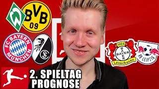 Bundesliga Tipps | 2. Spieltag Vorschau & Prognose | Saison 2024/2025