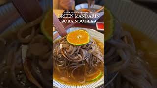 Have you ever tried Green Mandarin but in Soba Noodles!? 🇰🇷