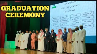 Graduation ceremony of Arabic Language For Non Native Speakers at King Abdulaziz University.