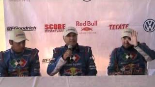 Gustavo Vildosola Sr. on Tecate SCORE Baja 1000 Victory