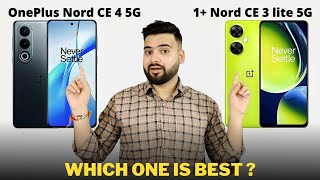 OnePlus Nord CE 4 vs OnePlus Nord CE 3 Lite - Full Comparison | Which one is Best ?