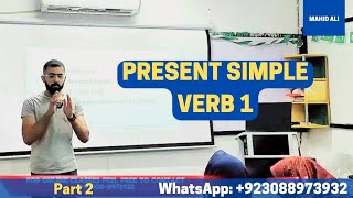 How To use Verb 1 🤔 | Present Simple Tense in Urdu/Hindi 🤩 | Part 2 | Live Class 👨🏻‍🏫 | Mahid Ali