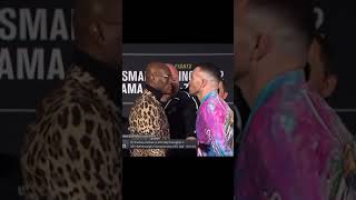 Kamaru Usman Pushes Colby Covington During Face Off #shorts