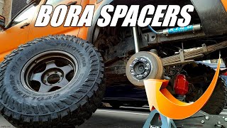 Toyota Tacoma Bora Wheel Spacer Install | Tires Rubbing Suspension