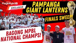 Pampanga Giant Lanterns, final sweep! Bagong MPBL National Champs!