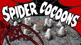 🎃 SPIDER WEB COCOONS 🎃Miniature Tutorial for Dungeons and Dragons (DM's Craft / Short Tip 113)