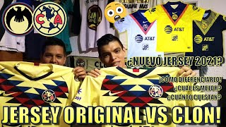 ¿¡NUEVO JERSEY 2021 CLUB AMÉRICA!? | ¡JERSEY ORIGINAL VS CLON/PIRATA!