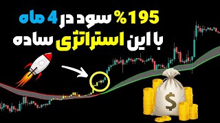 استراتژی فقط با 2 اندیکاتور برای ارزهای دیجیتال( 100 بار بک تست گرفتم)