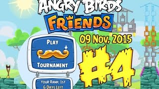 Angry Birds Friends Moustache Pig Tournament Level 4 Week 182 3 Star Highscore Walkthrough