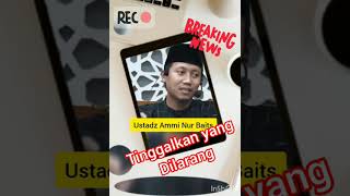 TINGGALKAN YANG DILARANG