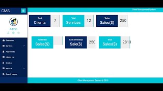 Management And Customer Care System Using PHP & MySQL