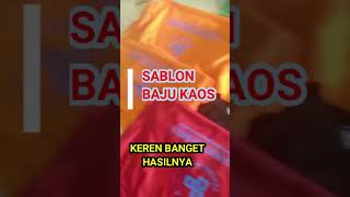 sablon baju kaos keren banget#Shorts