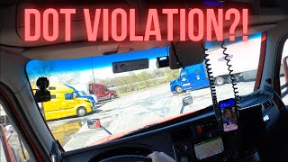 Trucker Facing Penalty for Breaking THIS Rule! Rookie Trucking Vlog