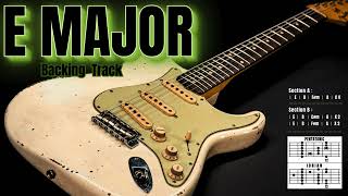 Rock Pop Ballad Guitar Backing Track Jam in E