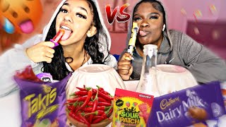 SWEET VS SPICY CHALLENGE 🌶️ *HILARIOUS*