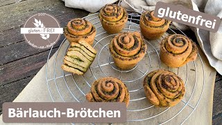 Bärlauch-Brötchen / die MÜSST ihr PROBIEREN(!) / glutenfreie Brötchen / glutenfrei backen mit Nadine