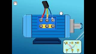 STAR connection of three phase motor (How to connect it)