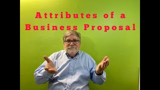 Bank Attributes of a Business Loan Proposal