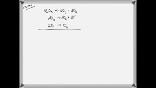 Write the overall reaction that consists of the following elementary steps: (1)   N_2…