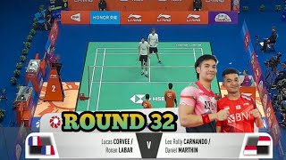 Leo Rolly/Daniel Martin (INA) vs Corvee/Labar (FRA) || R32 MD China Masters 2023